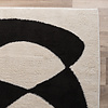 Japandi-Matta - Yori Abstract Gräddvit/Svart - thumbnail 5
