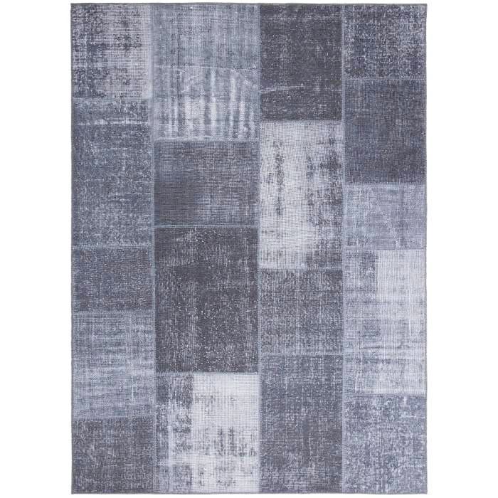 Lapptäckesmatta  - Moods Print No.21 Antracit - sfeer