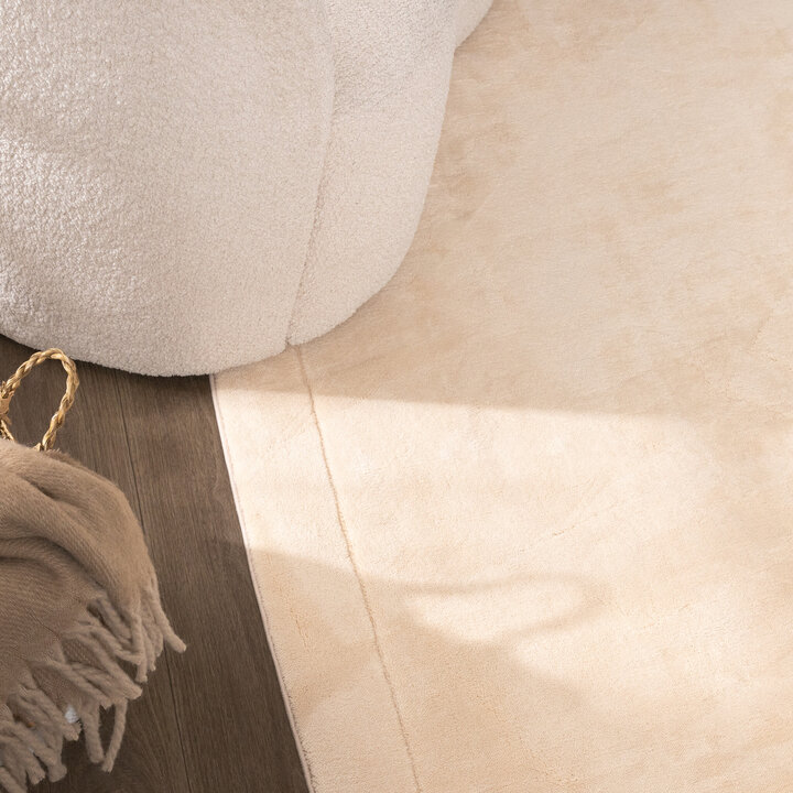 Organisk Formad Matta - Halo Pebble Beige