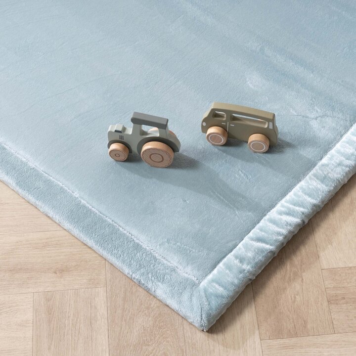 Fyrkantig Lekmatta - Jip Blå