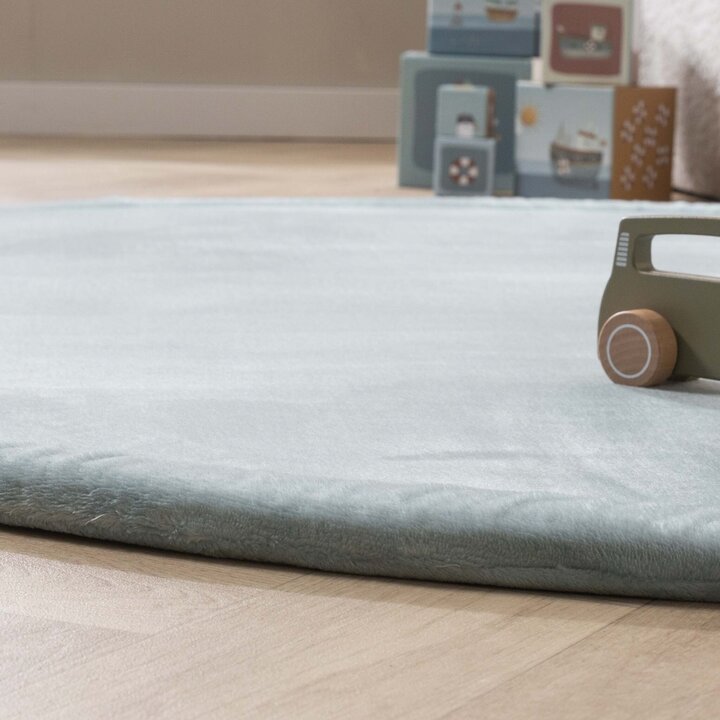 Rund Lekmatta - Jip Blå