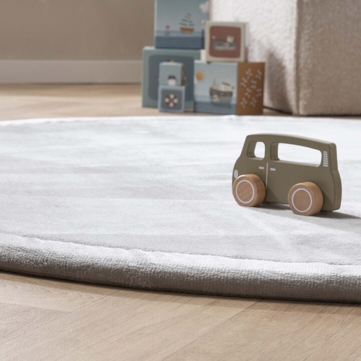 Rund Lekmatta - Jip Grå