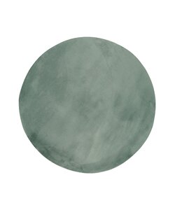 Rund Matta Med Låg Lugg - Cozy Grön