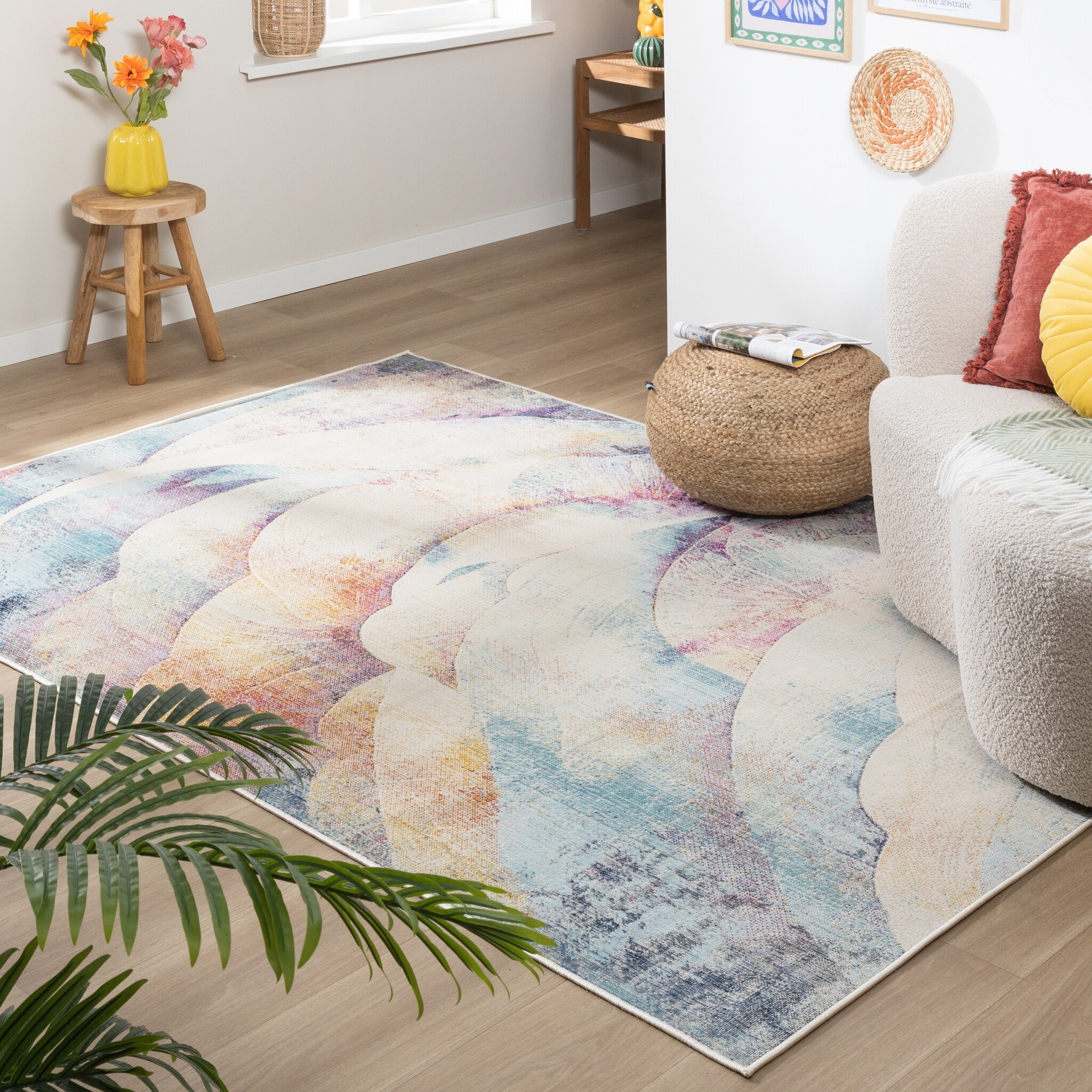 Boho Matta - Joya Waves Flerfärgad