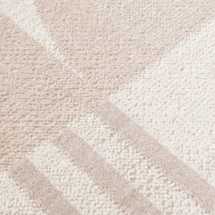 Rund Japandi-Matta - Aurora Circles Beige