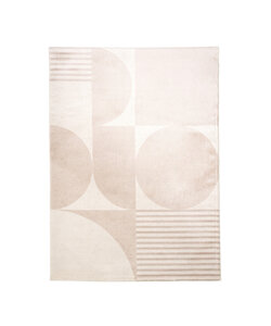 Japandi-Matta - Aurora Circles Beige