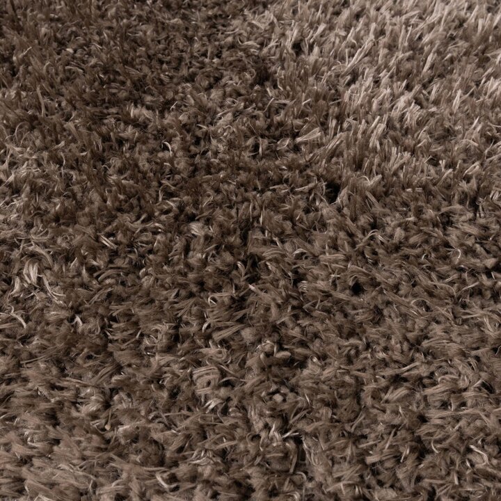 Oval Shagmattor - Blaze Taupe