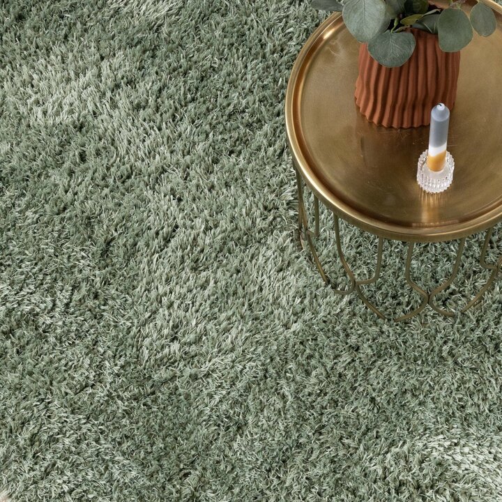 Oval Shagmattor - Blaze Grön