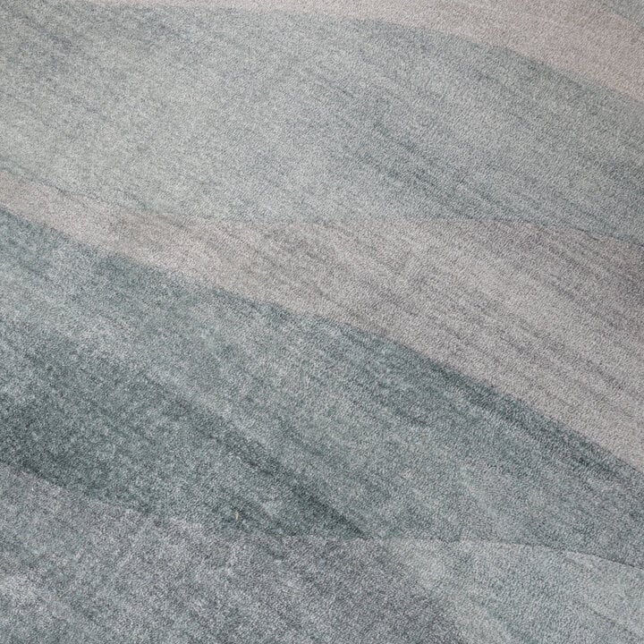 Rund Modern Matta - Field Grön