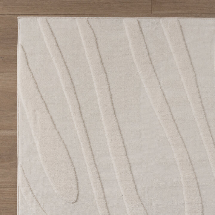 Skandinavisk Matta - Charm Shapes Vit