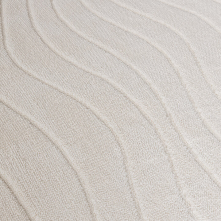 Skandinavisk Matta - Charm Waves Vit