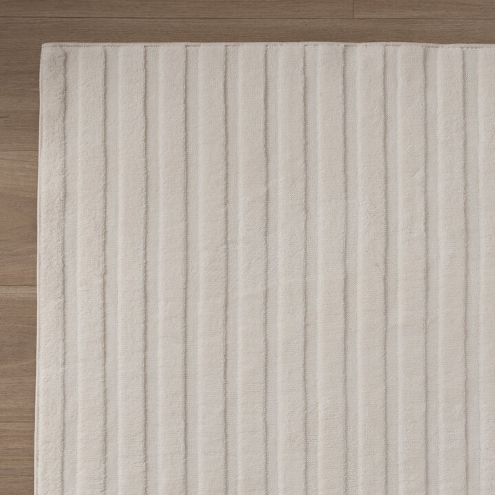 Skandinavisk Matta - Charm Curves Vit