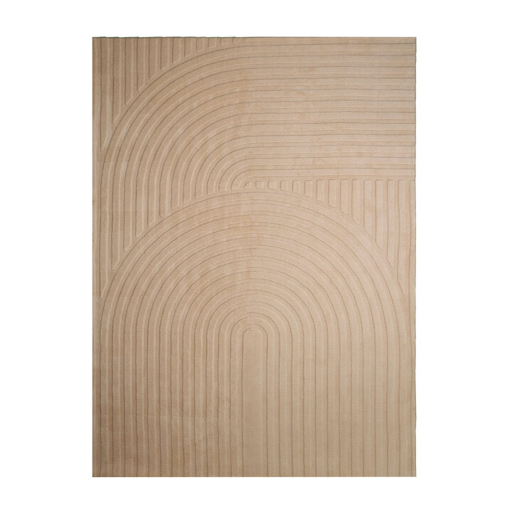 Skandinavisk Matta - Charm Curves Beige