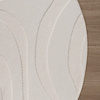 Rund Skandinavisk Matta - Charm Shapes Vit - thumbnail 5