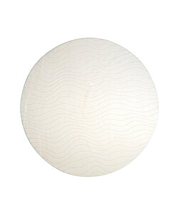 Rund Skandinavisk Matta - Charm Waves Vit