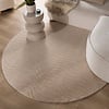 Rund Skandinavisk Matta - Charm Waves Beige - thumbnail