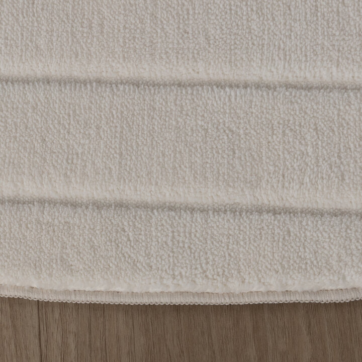 Rund Skandinavisk Matta - Charm Arches Vit