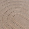Rund Skandinavisk Matta - Charm Curves Beige - thumbnail 4