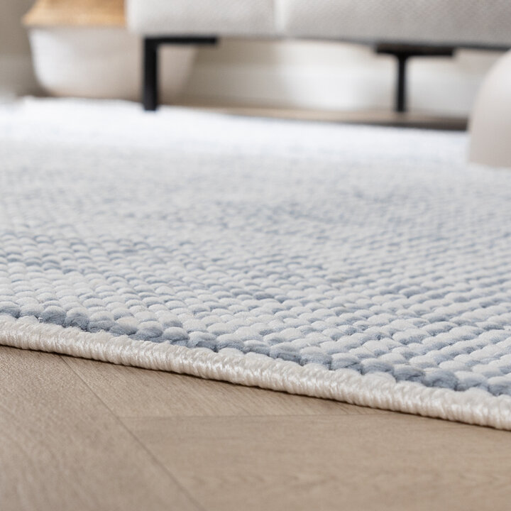 Hållbar Matta Med Låg Lugg - Lykke Ljusblå