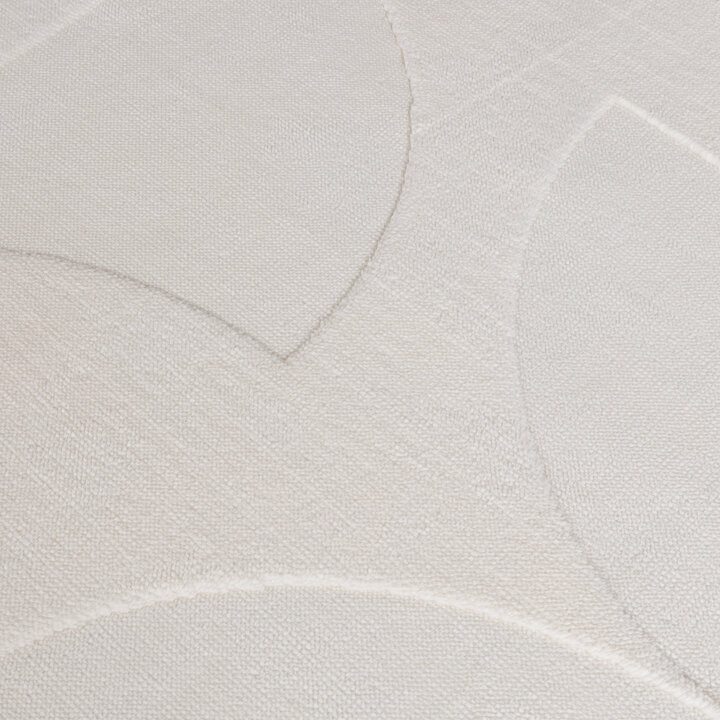 Skandinavisk Matta - Charm Circles Vit