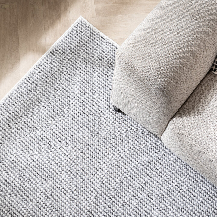 Hållbar Matta Med Låg Lugg - Lykke Ljusgrå