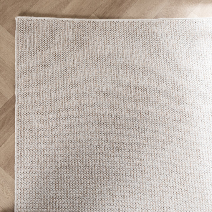 Hållbar Matta Med Låg Lugg - Lykke Gräddvit