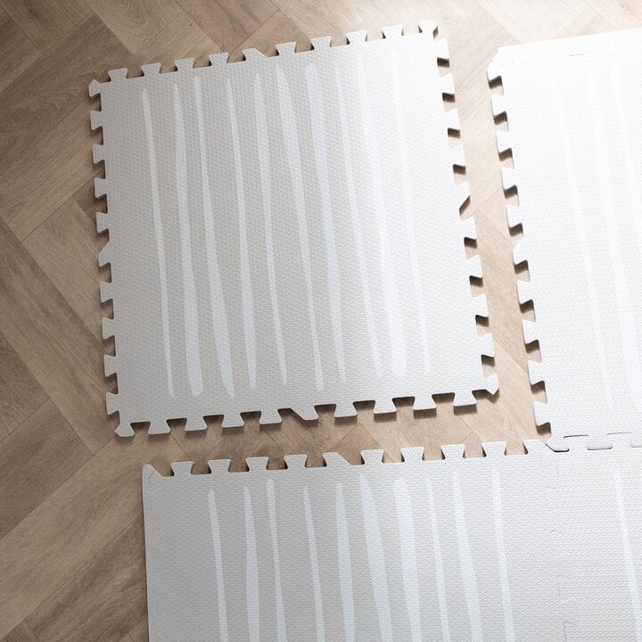 Pusselmatta Av Skum - Alfie Stripes Grå