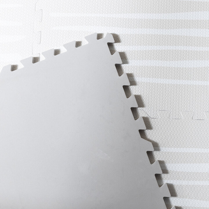 Pusselmatta Av Skum - Alfie Stripes Grå