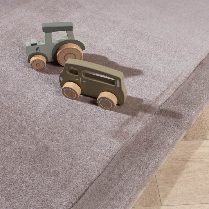 Tvättbar Lekmatta - Jip Taupe