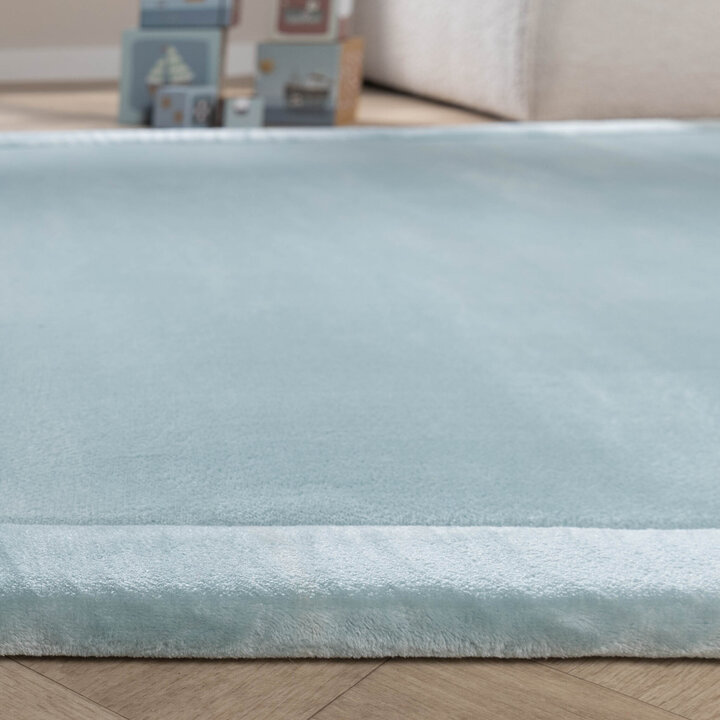 Tvättbar Lekmatta - Jip Blå