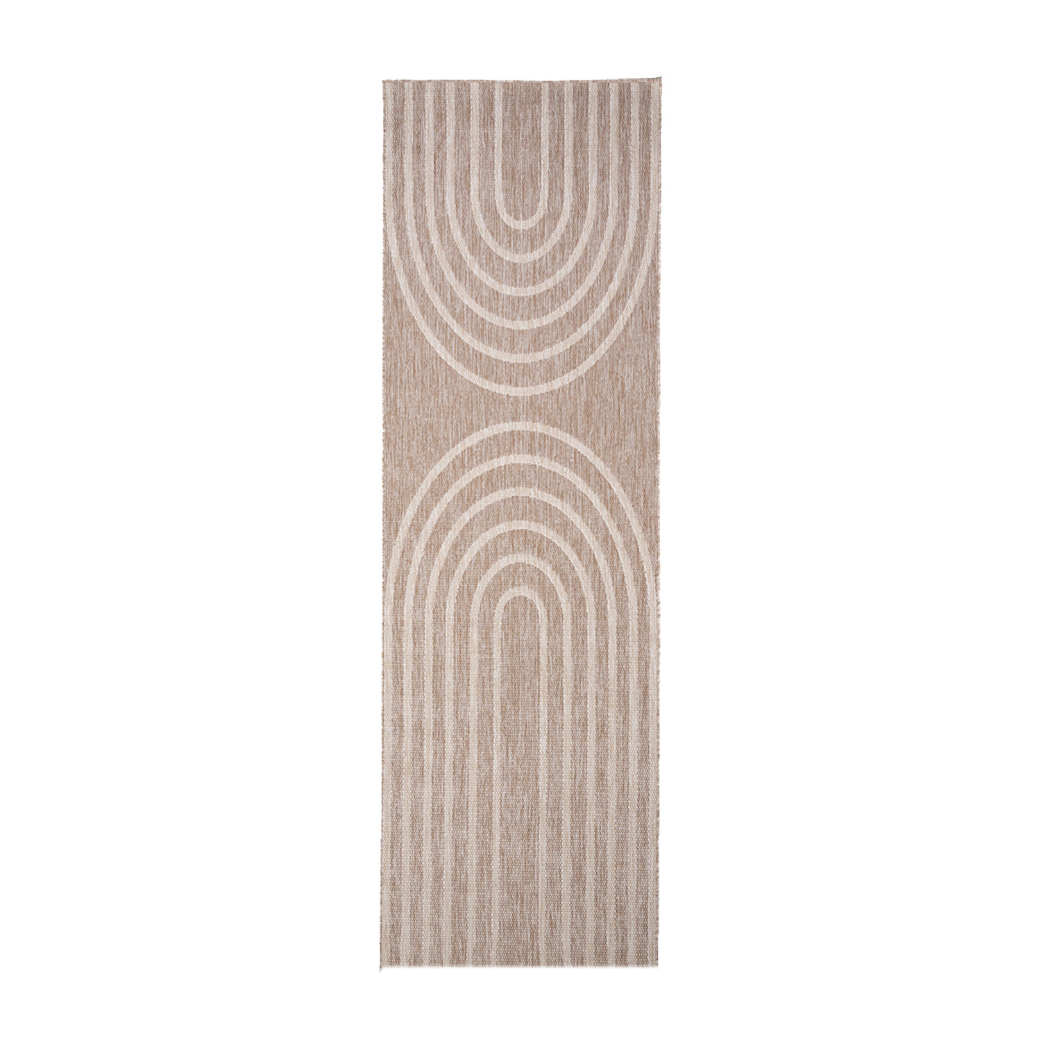 Balkongmatta - Sierra Arches Beige/Gräddvit - sfeer