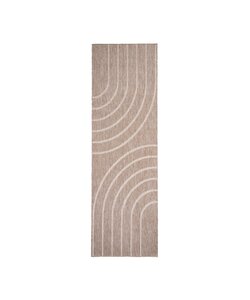 Balkongmatta - Sierra Curves Beige/Gräddvit