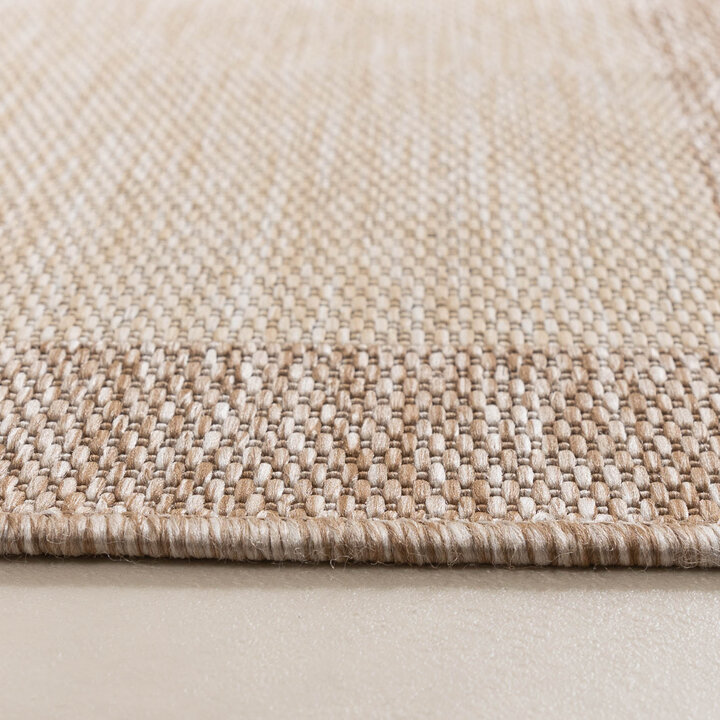 Balkongmatta - Sierra Blocks Gräddvit/Beige