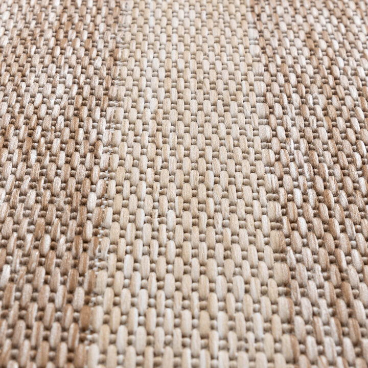 Balkongmatta - Sierra Blocks Beige/Gräddvit