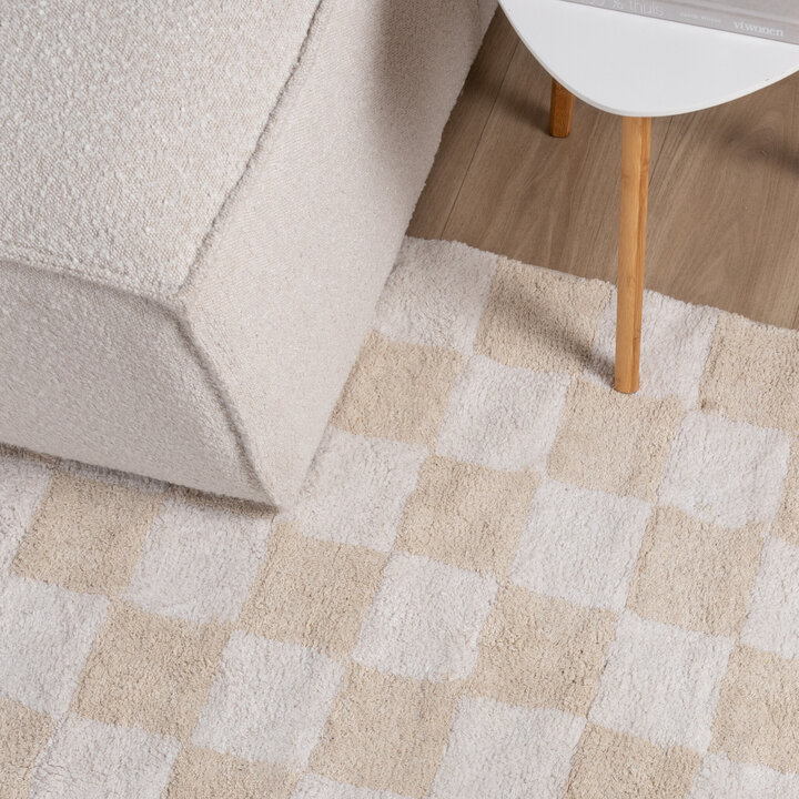 Retromatta - Gambit Gräddvit/Vit