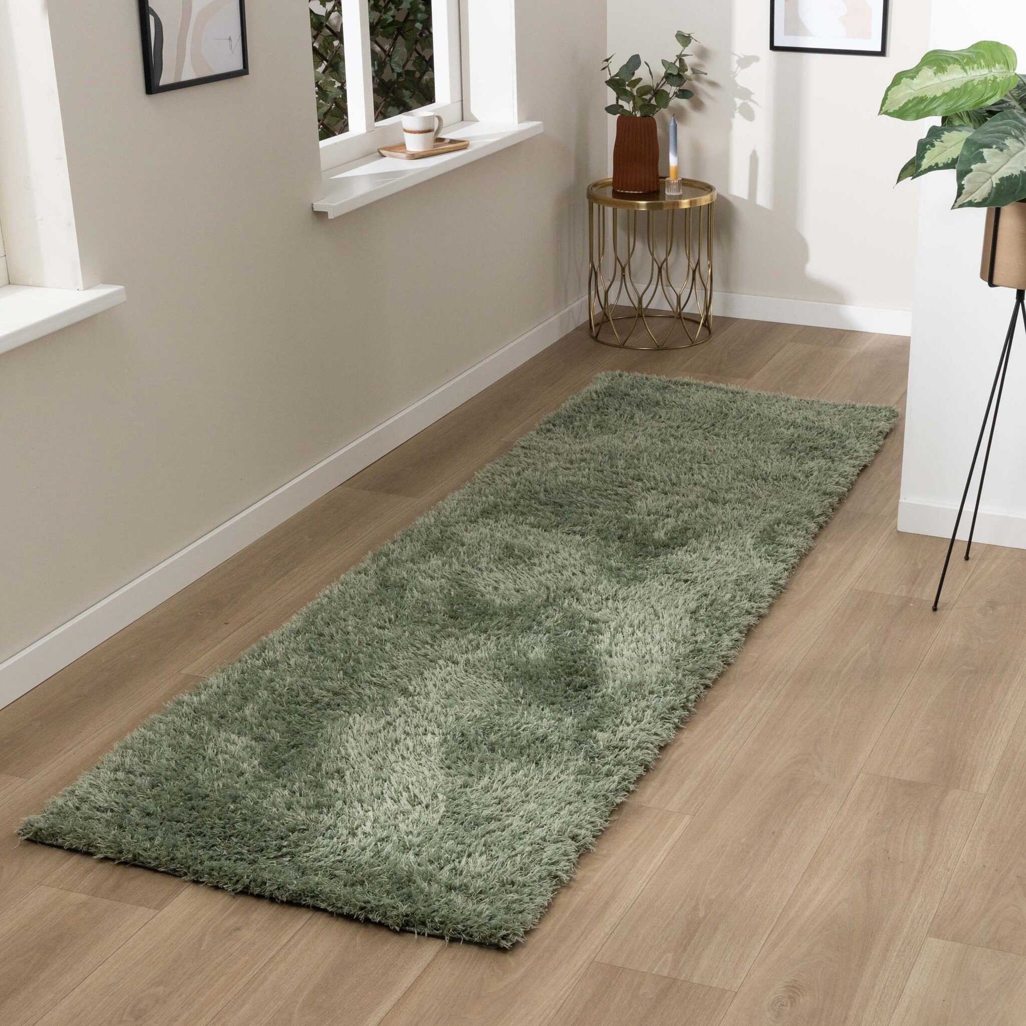 Tvättbar Löpare - Blaze Grön