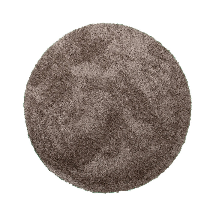 Rund Shagmattor - Blaze Taupe