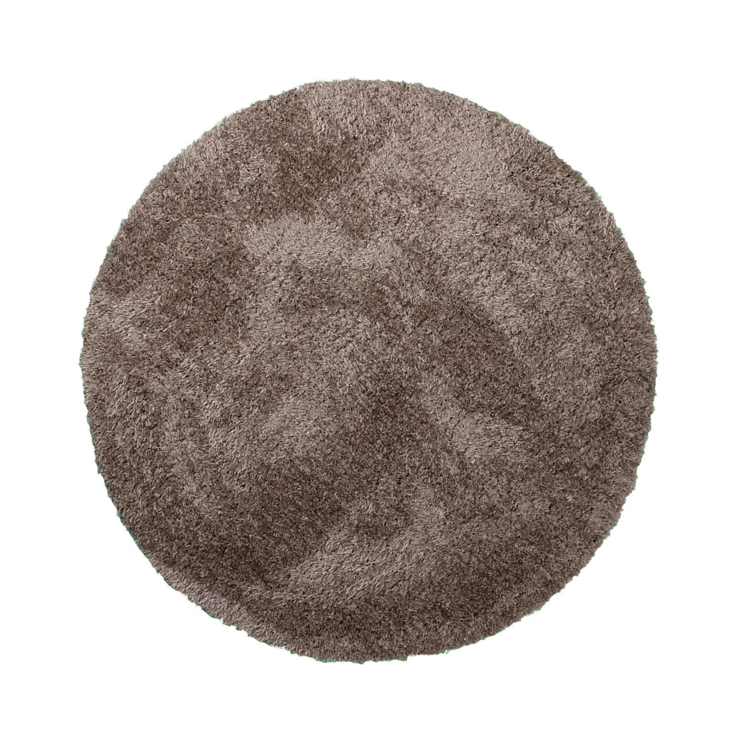 Rund Shagmattor - Blaze Taupe - sfeer