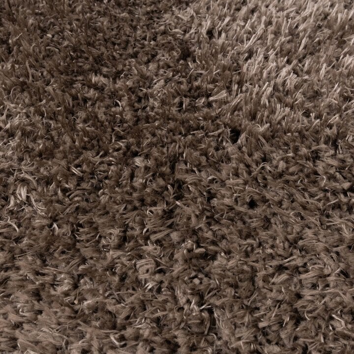 Rund Shagmattor - Blaze Taupe