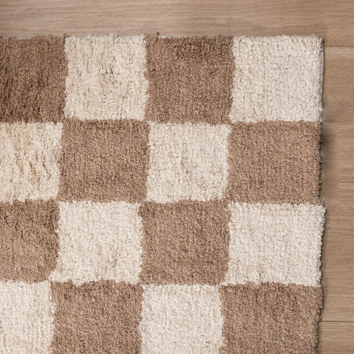 Retromatta - Gambit Beige/Vit