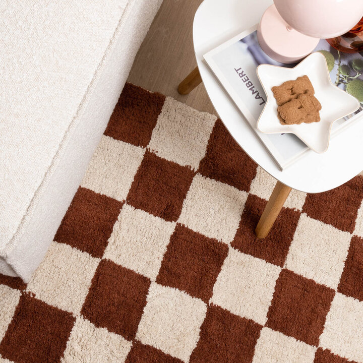 Retromatta - Gambit Brun/Vit