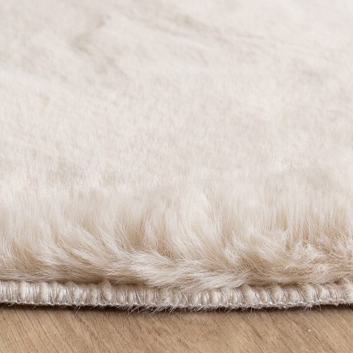 Mjuk Matta Med Hög Lugg - Comfy Supreme Ripple Gräddvit