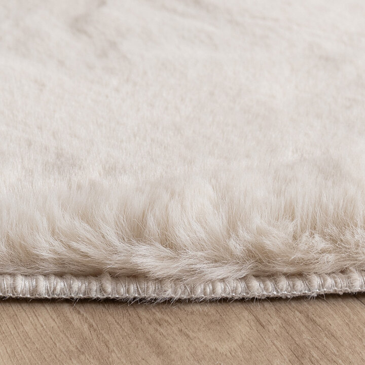 Mjuk Matta Med Hög Lugg - Comfy Supreme Pebble Gräddvit