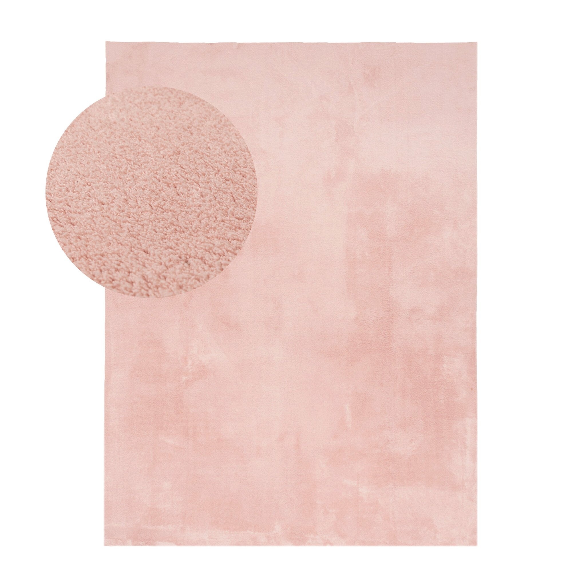 Tvättbar Matta - Vivid Rosa - sfeer