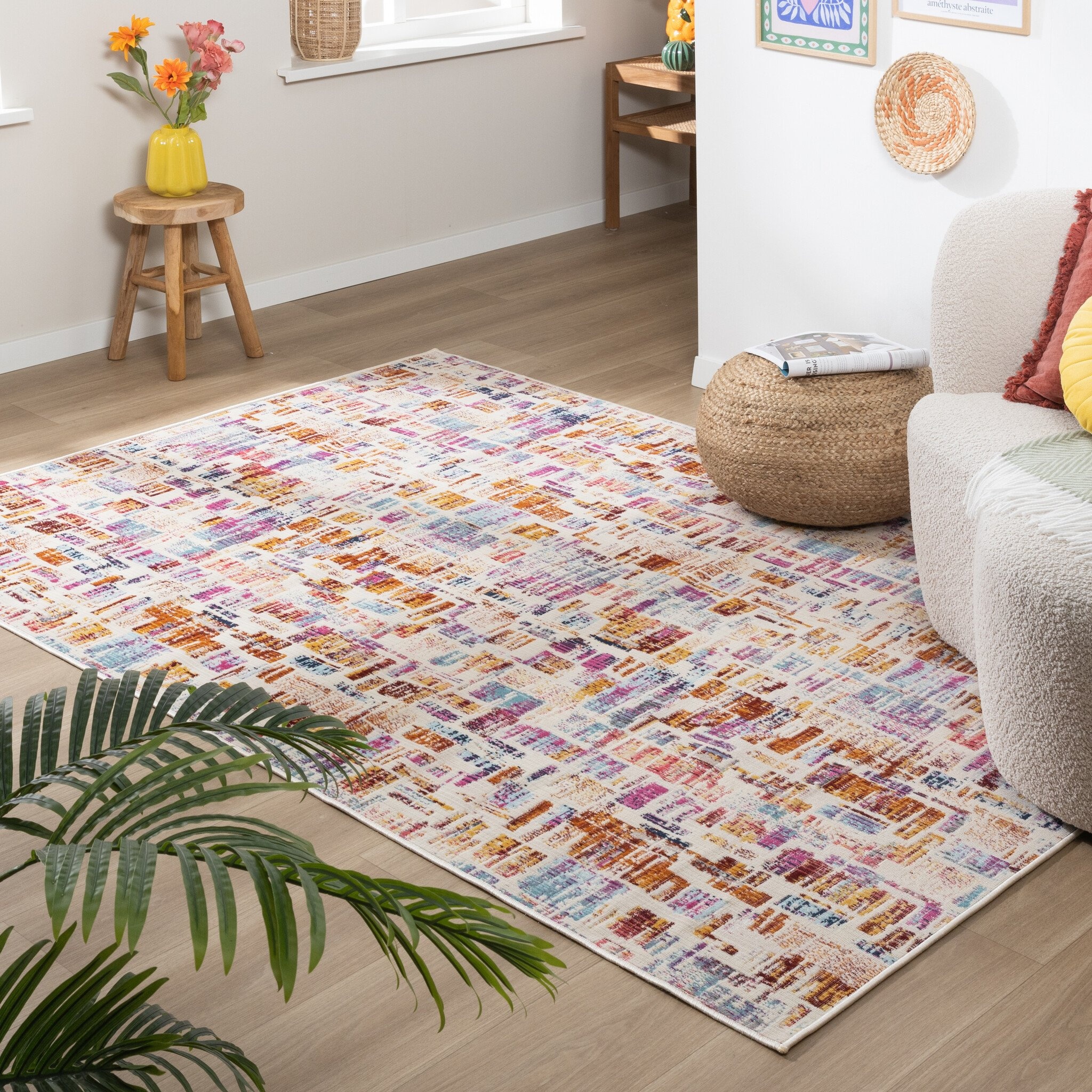 Boho Matta - Joya Tiles Flerfärgad