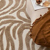 Tvättbar Matta - Dunya Zebra Beige/Vit - thumbnail 2