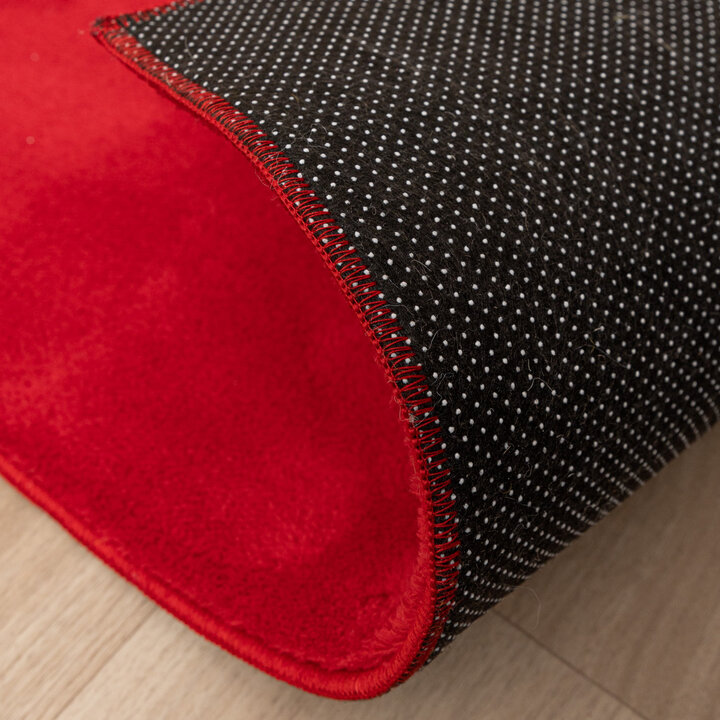 Tvättbar Matta - Vivid Röd