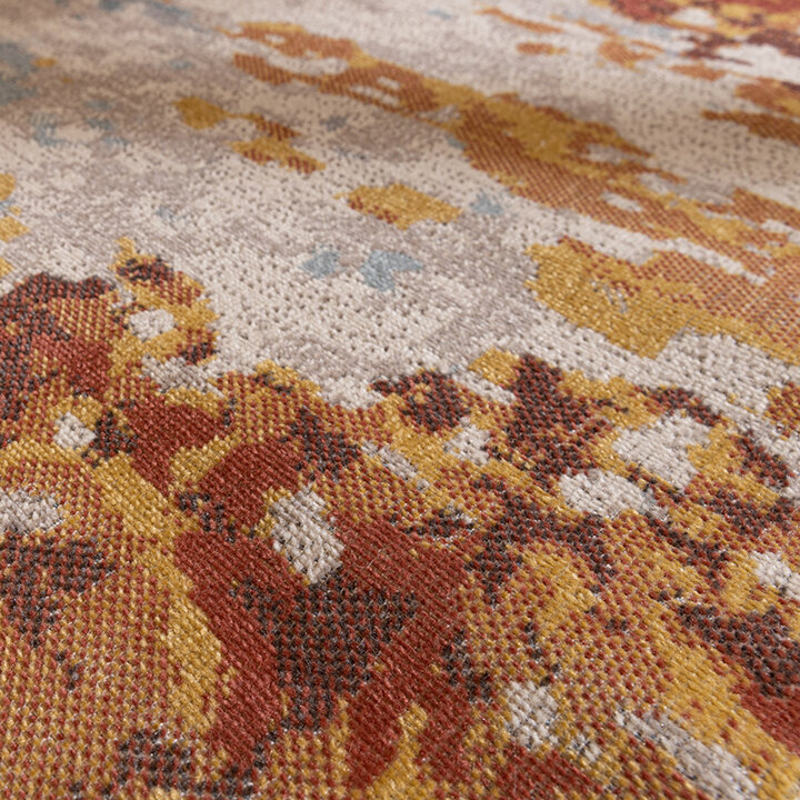 Modern Matta - Bush Blå/Terrakotta