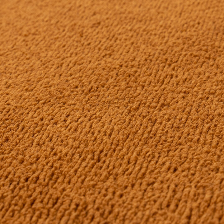 Rund Tvättbar Matta - Vivid Terrakotta