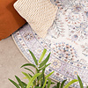 Rund Vintage Utomhusmatta - Santo Flora Vit - thumbnail 2
